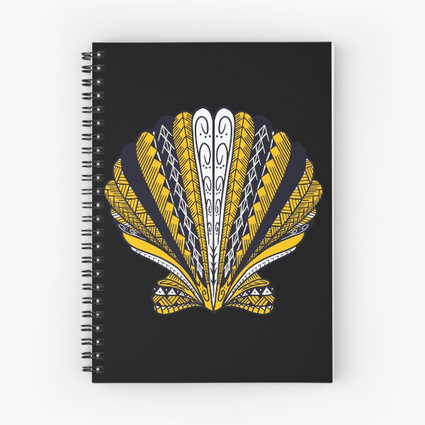 Item preview, Yellow Tribal Clam Sea Shell  designed and sold by Steeb757.