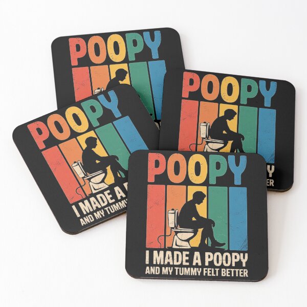 Item preview, Funny Bathroom Humor Poop Design - Poopy Joke for Tummy Relief designed and sold by love3617.