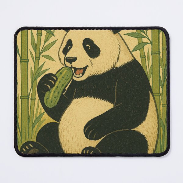 Item preview, Panda with a Pickle for a Snack designed and sold by Exploring Silliness.