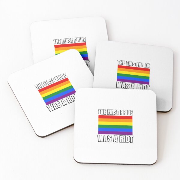 Item preview, The First Pride Was a Riot  -  Pride Rainbow Flag  designed and sold by Inspirationmotivation.