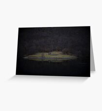 Violet island (fjords) Greeting Card