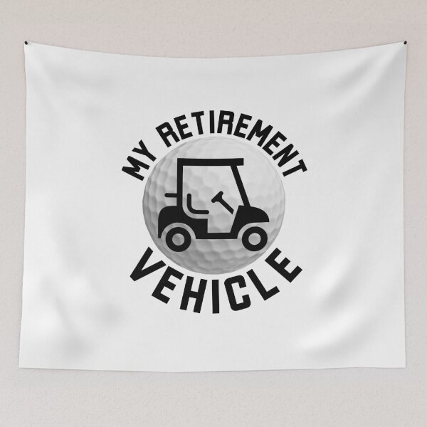 Item preview, My retirement vehicle funny golfer retirement golf cart designed and sold by snowry.