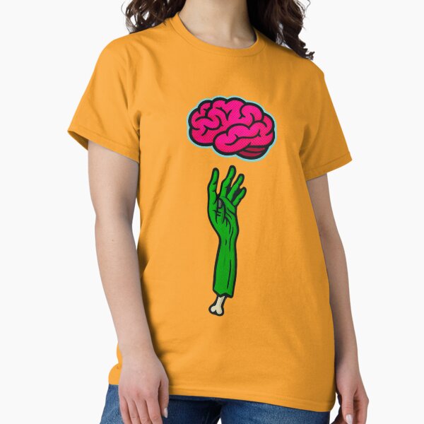 Item preview, Reach for the BRAAAINS! designed and sold by Cryptid Outfitters.
