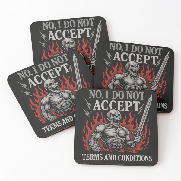 Item preview, No i do not accept terms and conditions designed and sold by CertifiedSigma.