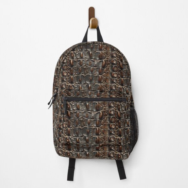 Item preview, Luxurious Textured Crocodile or Alligator Skin in Brown and Black designed and sold by NTGUILTY.