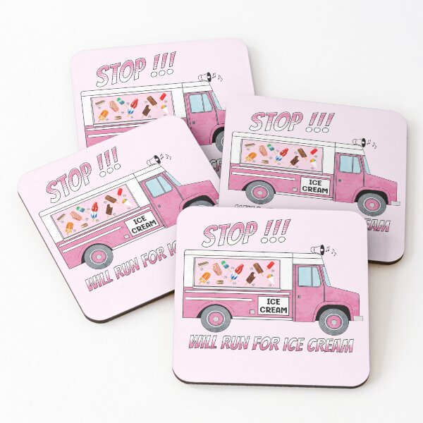 Item preview, Ice Cream Truck - Stop -  Will run for Ice Cream  designed and sold by WarmDaysDesigns.