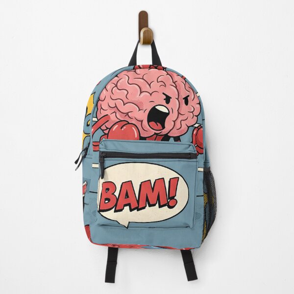 Item preview, Brain vs Heart – Cartoon Conflict Design designed and sold by Soft Rebellion.