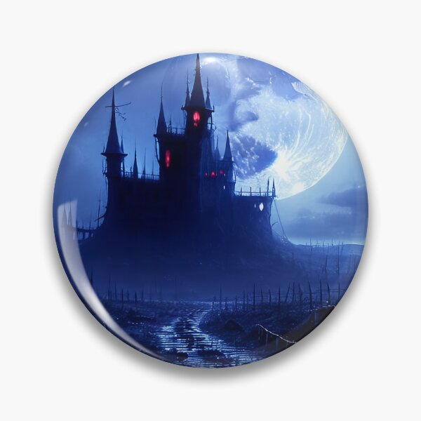 Item preview, Gothic Castle Under the Full Moon designed and sold by rapidorevela.