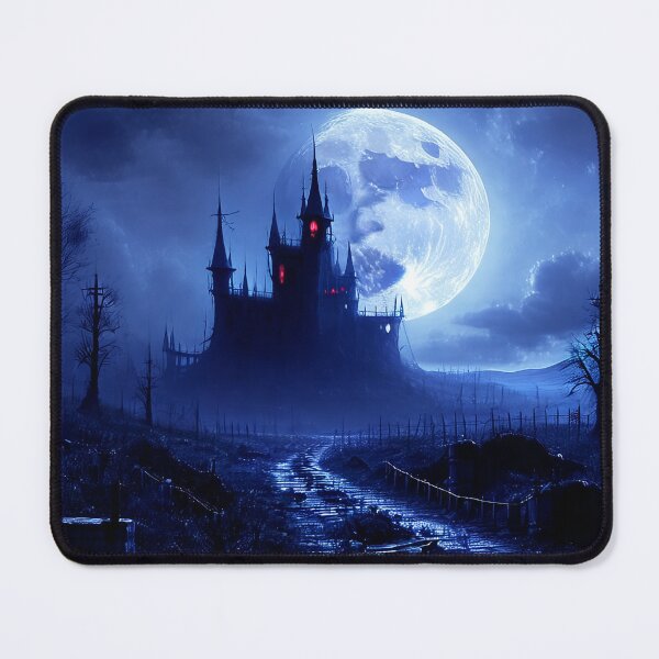 Item preview, Gothic Castle Under the Full Moon designed and sold by rapidorevela.