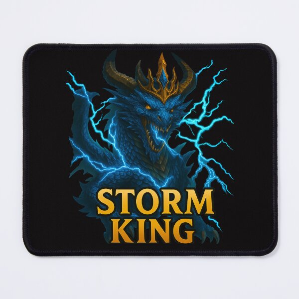 Item preview, Storm King – Lightning-Fueled Thunder Dragon Art designed and sold by Thaivi Design.