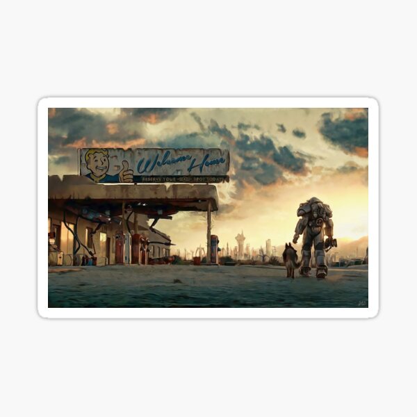 Vista previa del artículo con la obra «Fallout - Wanderer», diseñado y vendido por Liam Golden Art.