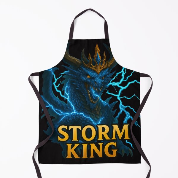 Item preview, Storm King – Lightning-Fueled Thunder Dragon Art designed and sold by Thaivi Design.