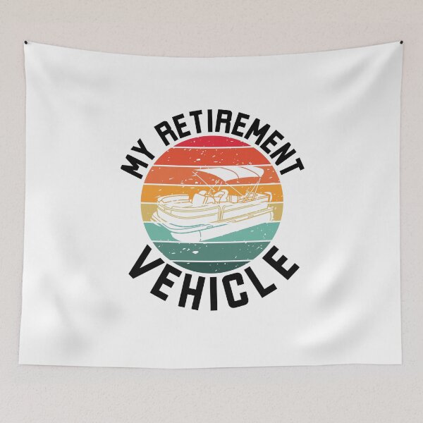 Item preview, My Retirement Vehicle funny pontoon boat owner retirement designed and sold by snowry.