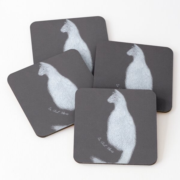 Item preview, Le Chat Blanc sur Noir designed and sold by The Elderberry Blossom.