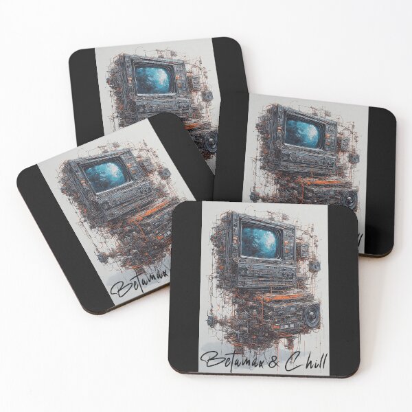Item preview, Betamax & Chill | Retro Movie Night Design | 80s Vintage Tech Aesthetic designed and sold by Mark Mentzer.