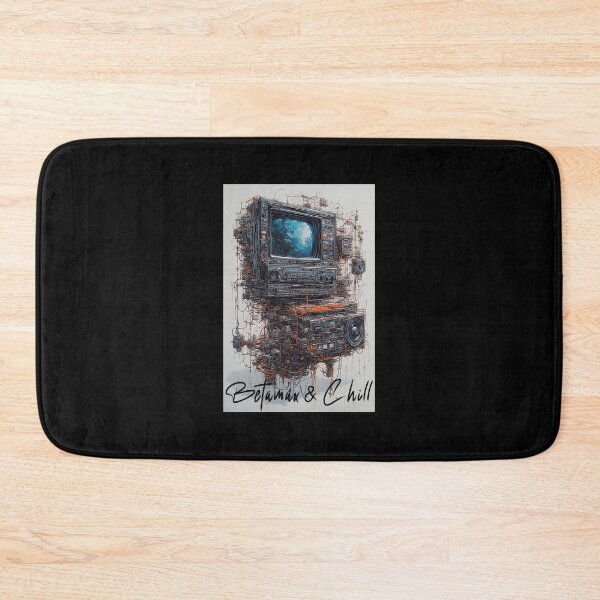 Item preview, Betamax & Chill | Retro Movie Night Design | 80s Vintage Tech Aesthetic designed and sold by Mark Mentzer.