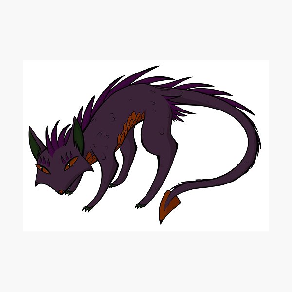 Demon Cat Photographic Print