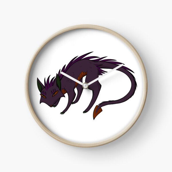 Demon Cat Clock