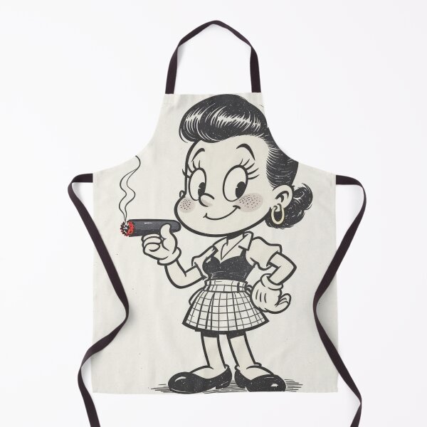 Item preview, Retro Woman Smoking Cigar designed and sold by Promane.