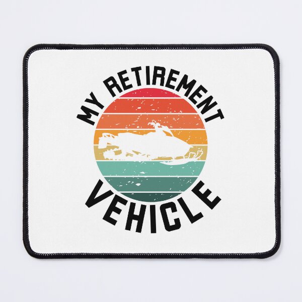 Item preview, My Retirement Vehicle funny snowmobiler retirement designed and sold by snowry.