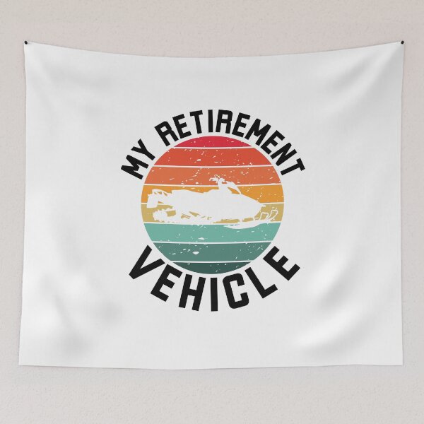 Item preview, My Retirement Vehicle funny snowmobiler retirement designed and sold by snowry.