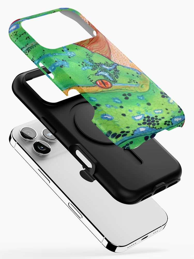 Thumbnail 2 of 4, iPhone Case, GTP Green Tree Python designed and sold by candy-neuron.