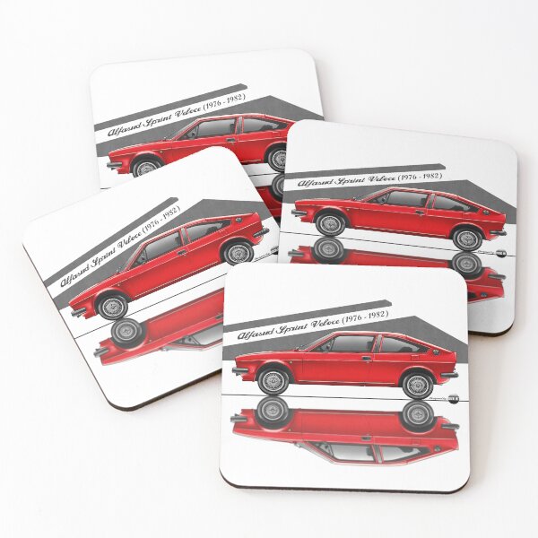 Item preview, Alfasud Sprint Veloce (Rosso Alfa) – Italian Boxer Spirit designed and sold by Azaziel.