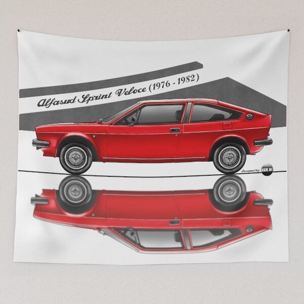 Item preview, Alfasud Sprint Veloce (Rosso Alfa) – Italian Boxer Spirit designed and sold by Azaziel.