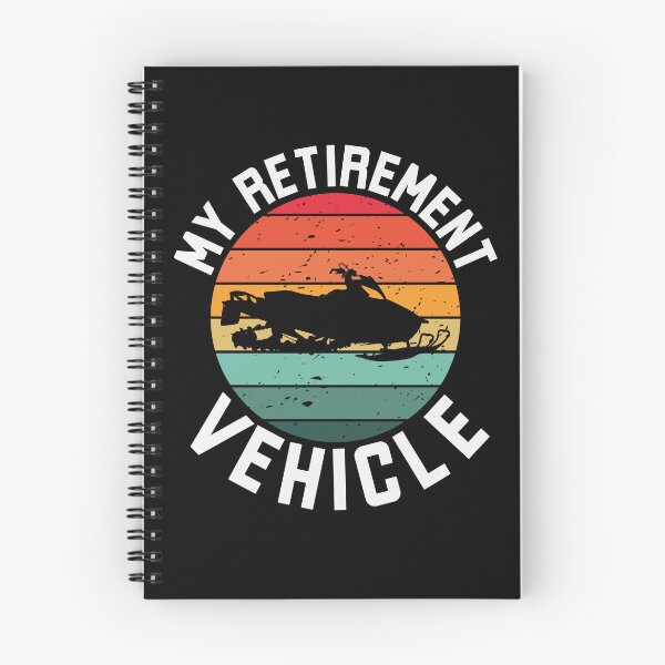 Item preview, My Retirement Vehicle funny snowmobiler retirement designed and sold by snowry.
