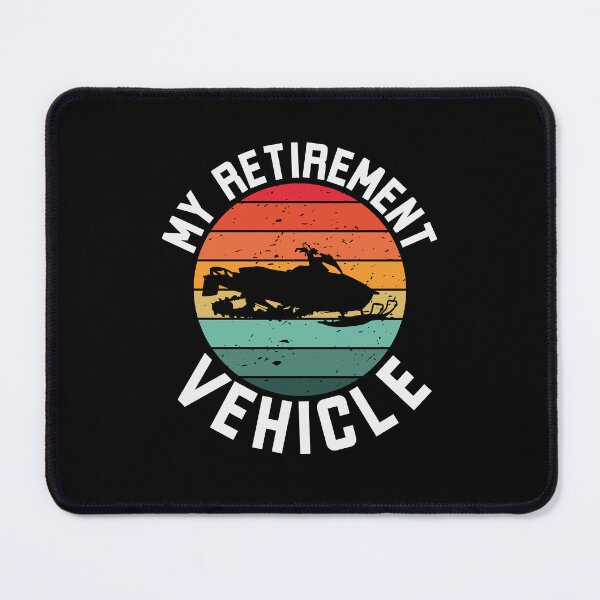 Item preview, My Retirement Vehicle funny snowmobiler retirement designed and sold by snowry.