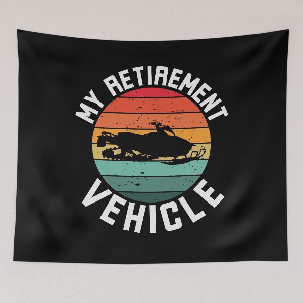 Item preview, My Retirement Vehicle funny snowmobiler retirement designed and sold by snowry.