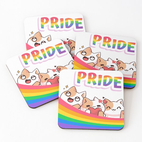 Item preview, Pride Cats with Rainbows – LGBTQ+ Support Sticker designed and sold by Wildspirit111.