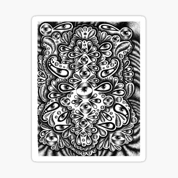 Item preview, Abstract Black and White Art designed and sold by Eclectically-Kimberly.