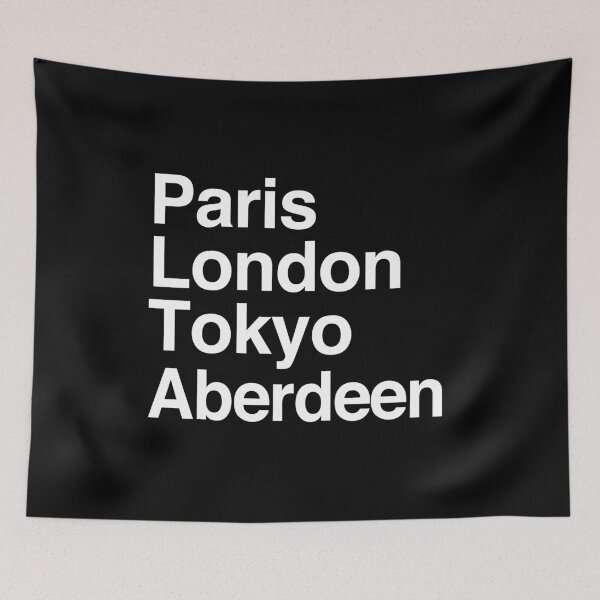 Item preview, Paris London Tokyo Aberdeen designed and sold by Custom365.