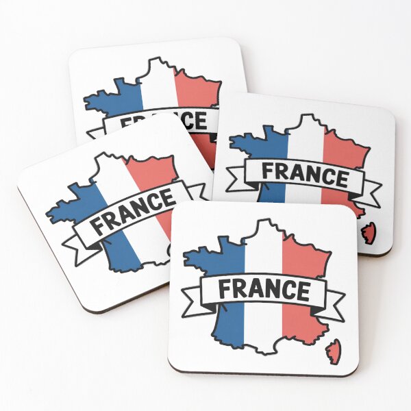 Item preview, France Flag Map designed and sold by Paper Drip.