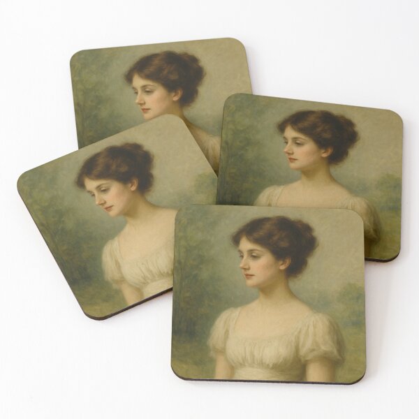 Item preview, Young Regency Woman – Romantic Classical Portrait Painting. Art By Carraann  designed and sold by CARRAANN.