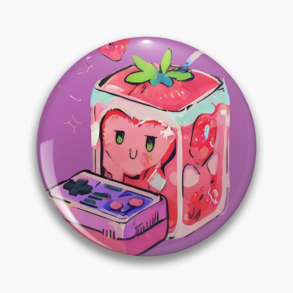 Item preview, Strawberry Pixel Pop designed and sold by Lunsea shop.