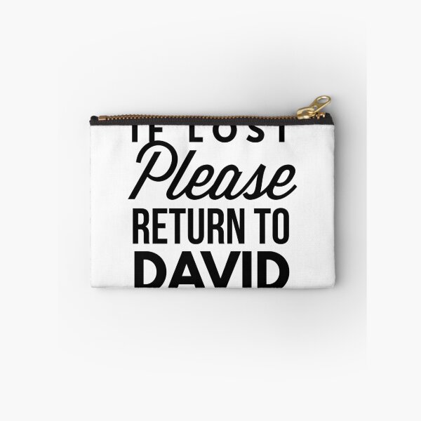 Item preview, If lost please return to David designed and sold by tshirtexpress.
