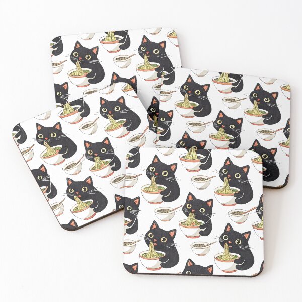 Item preview, Black Cat, Midnight Noodles. designed and sold by StampYourself.
