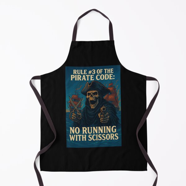 Item preview, Rule number 3 of the pirate code no running with scissors designed and sold by CertifiedSigma.