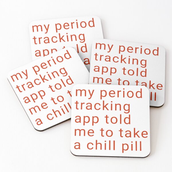 Item preview, Period app advice designed and sold by EveningRaine.