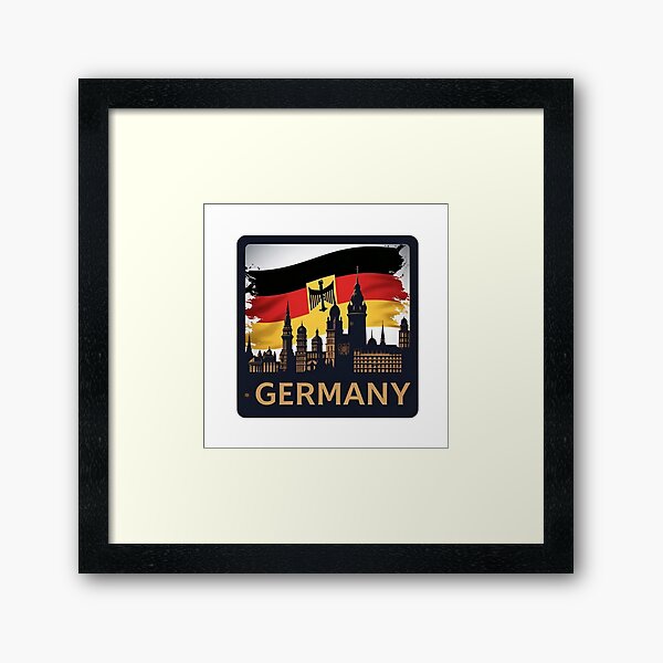 Vista previa del artículo con la obra «Alemania», diseñado y vendido por JonysCreativeDesigns.