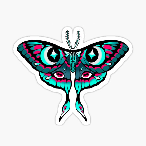 Item preview, Vibrant Lunar Moth designed and sold by SumoDoesArt.