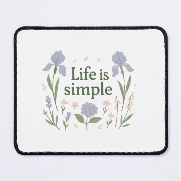 Item preview, Life Is Simple – Minimalist Botanical Design designed and sold by VeroChaos.