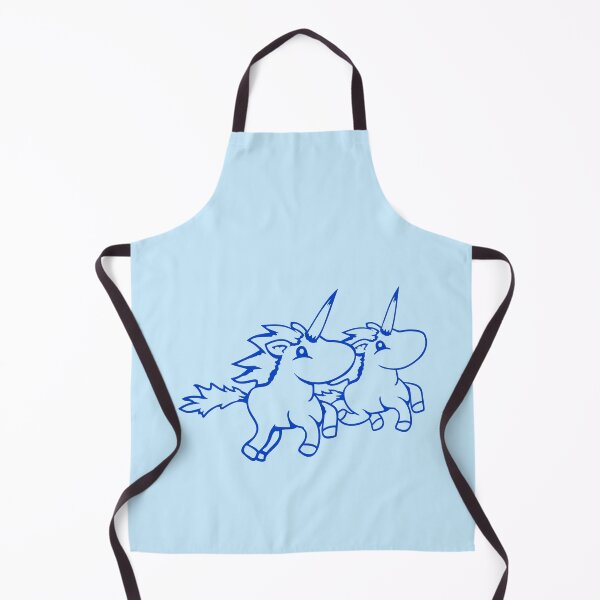 Item preview, 2 Unicorn Team Friends Happy Running Horn Horse Comic designed and sold by shirt-o-mat.