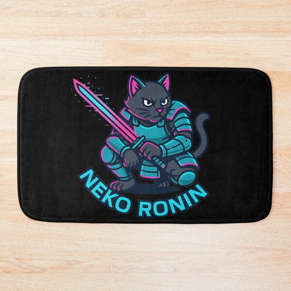 Item preview, Neko Ronin Cyber Samurai Cat designed and sold by MysticArtisan.
