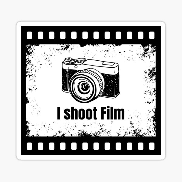 Artikel-Vorschau von Ich fotografiere mit Film - Kamera 35mm Filmkamera, designt und verkauft von WarmDaysDesigns.