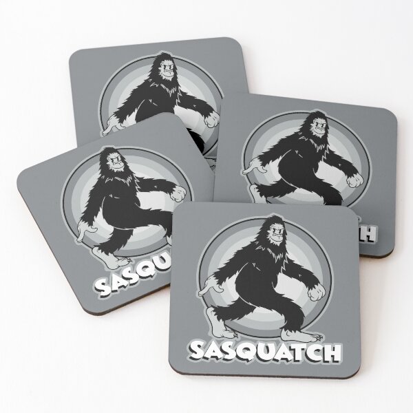 Item preview, Sasquatch (with text) - Silverscreen designed and sold by Legion of the Unexplainables.
