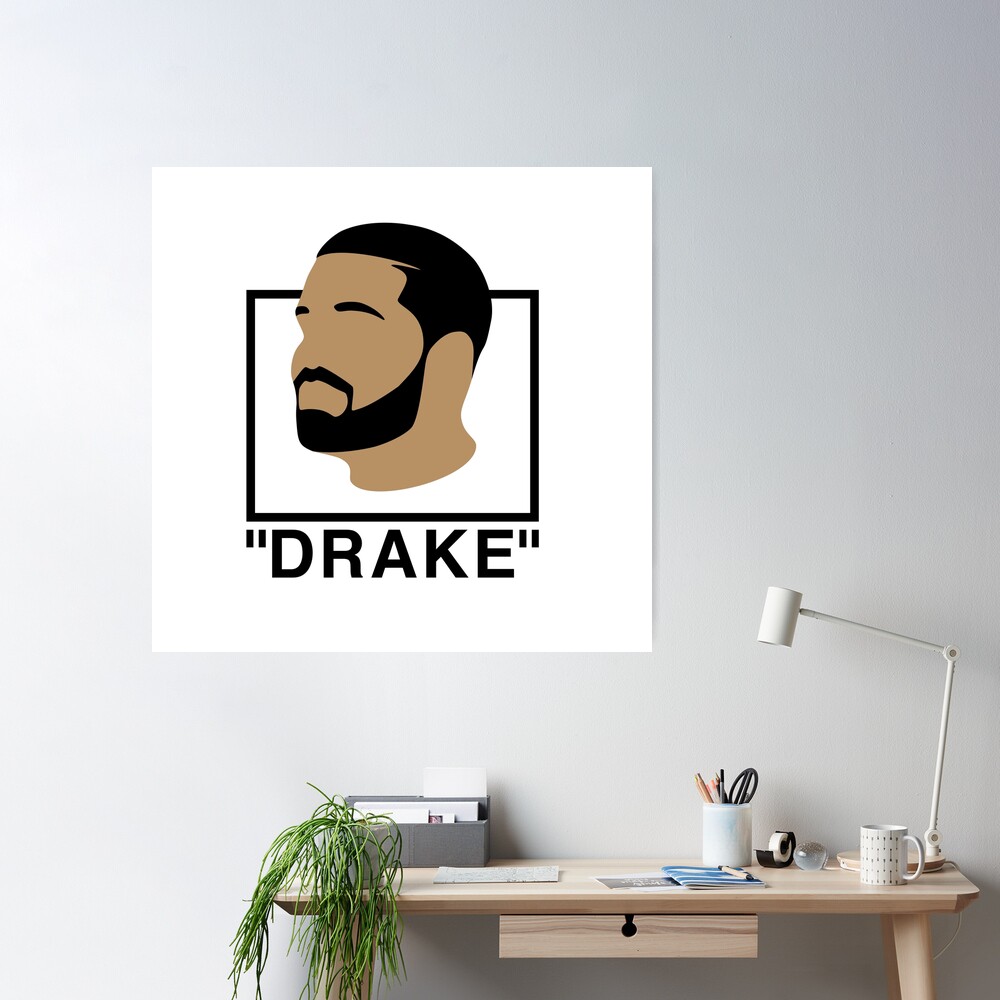Drake Sad Face Poster Wall Decor – Twentyonefox