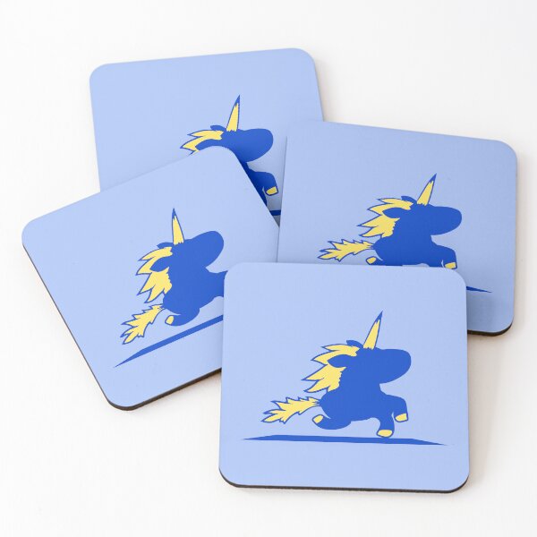 Item preview, Unicorn Running Beautiful Fabulous Mythical Horn Horse Comic designed and sold by shirt-o-mat.